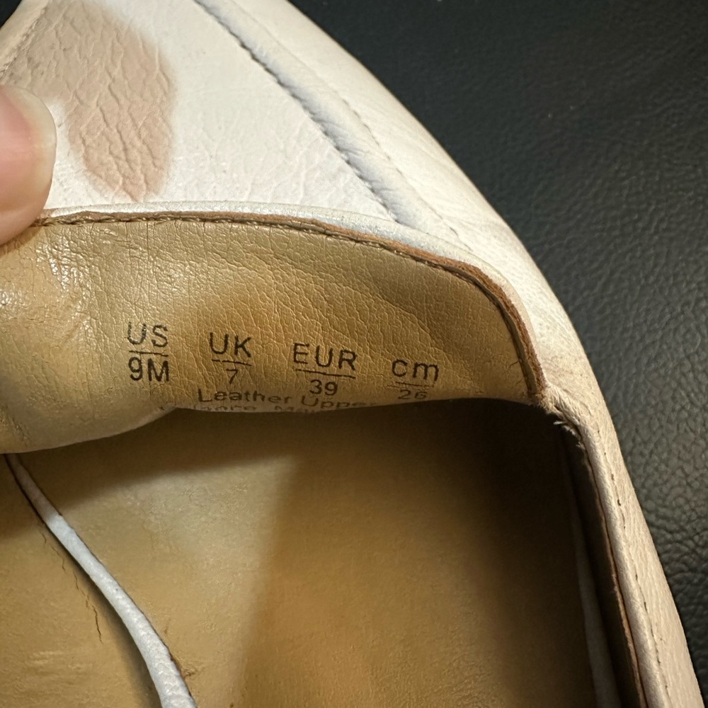 Franco Sarto Women's Cream Mules - Picture 6 of 6